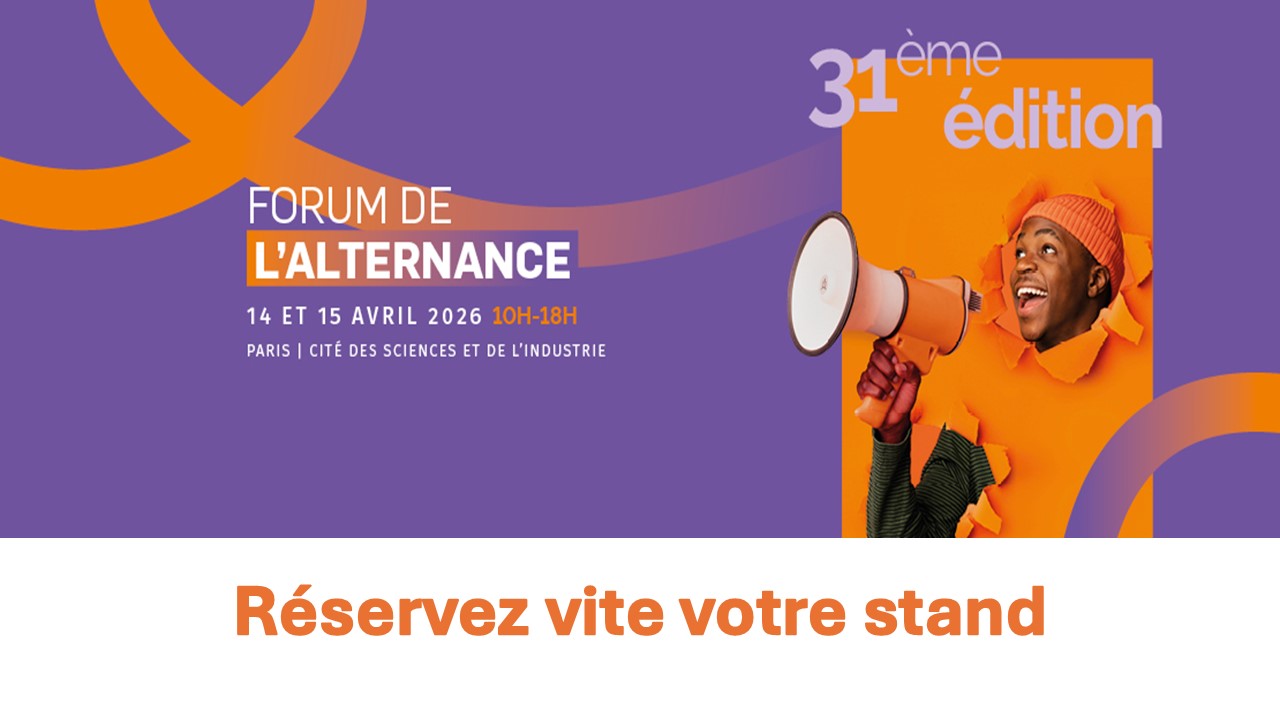 Forum de l&rsquo;alternance 2026 : réservez votre stand